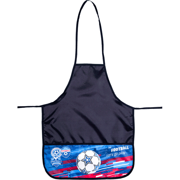 Накидка для труда 'DEVENTE Play football', 45х54 см (М), водоотталк. ткань, темно-синий, 7042100