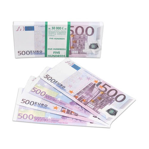 Шуточные деньги 500 евро, 9-51-0017