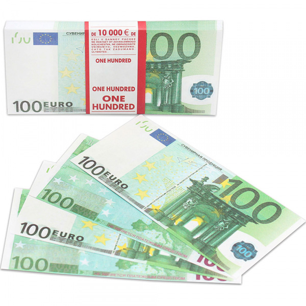 Шуточные деньги 100 евро, 9-51-0013