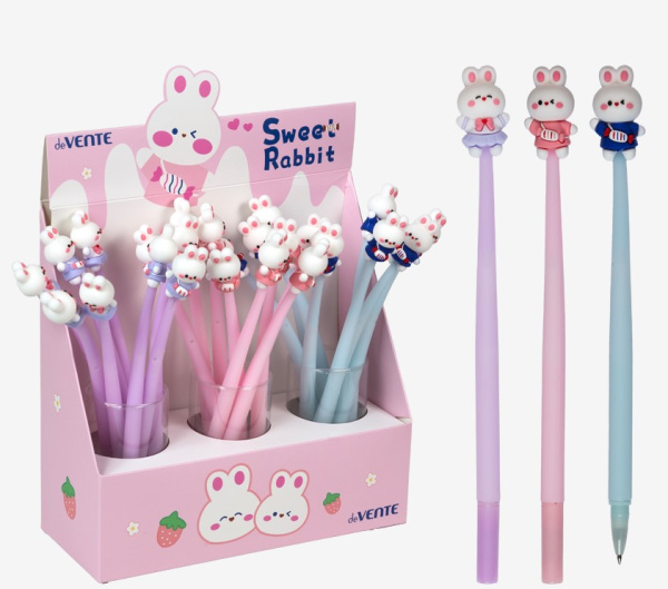 Ручка шариковая силиконовая подарочная 'deVENTE. Sweet Rabbit', 5073452